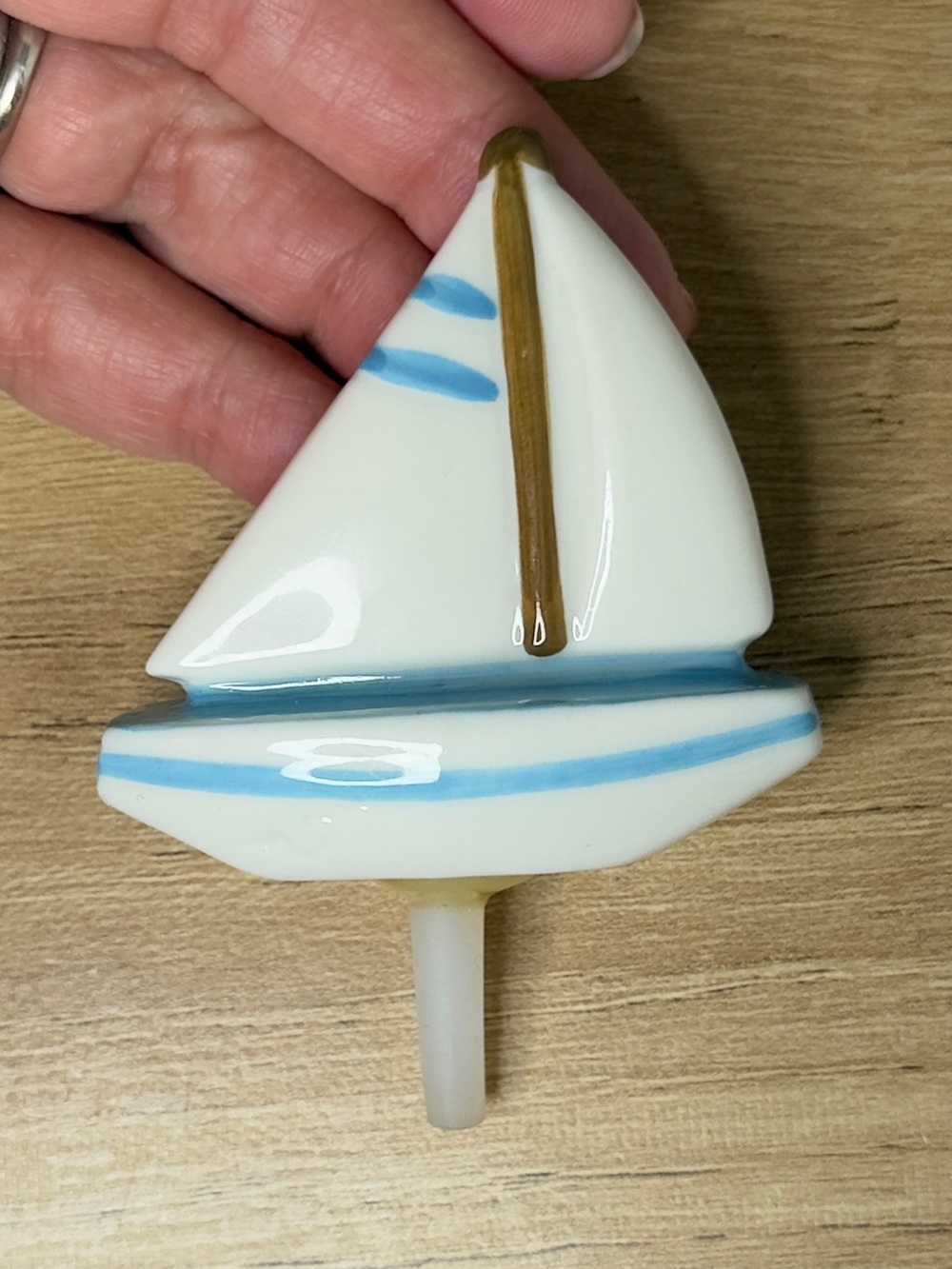 Nora Fleming “Sail Me Away” Sailboat mini - Retired
